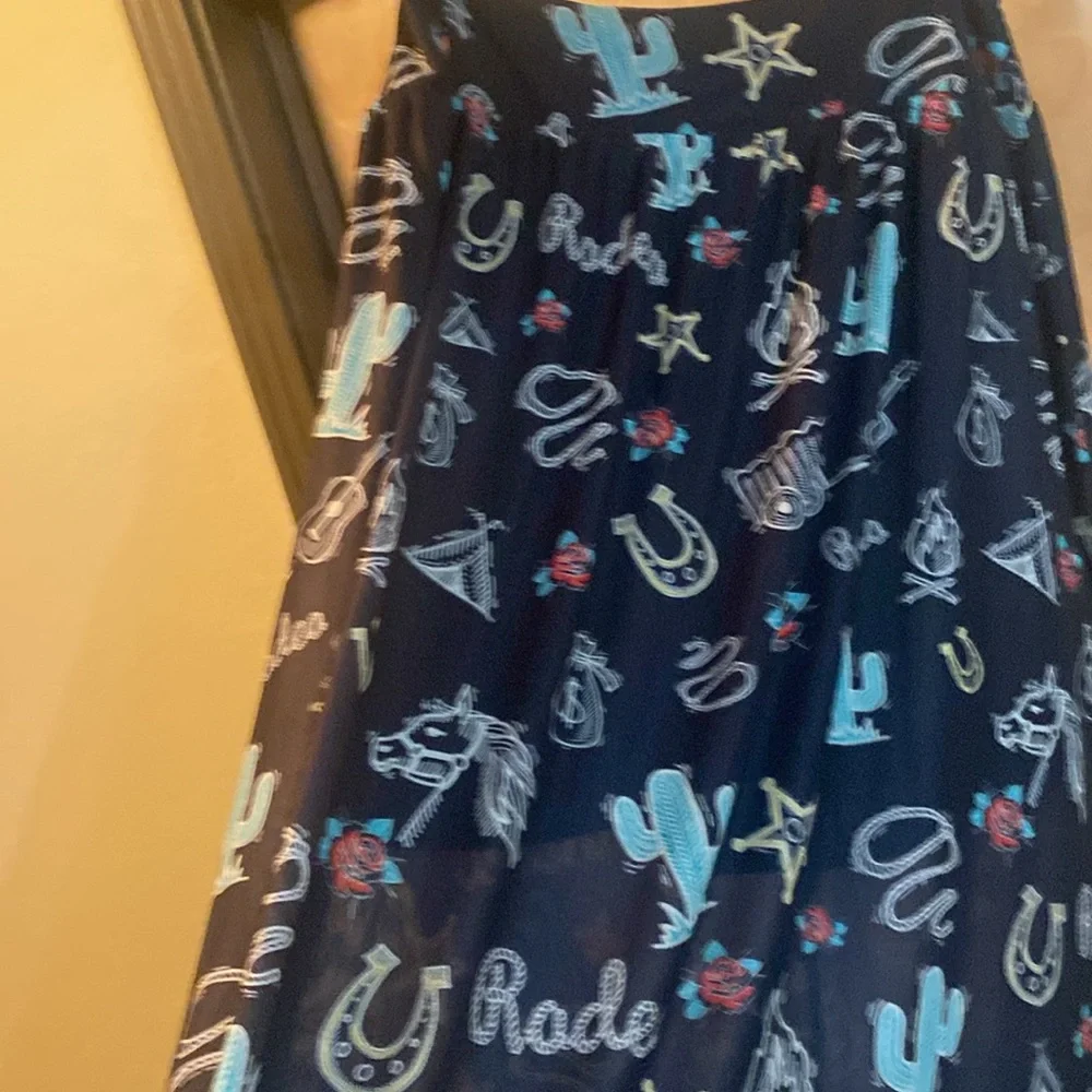 Rowdy Crowd Western Skirt - Picture 5 of 12